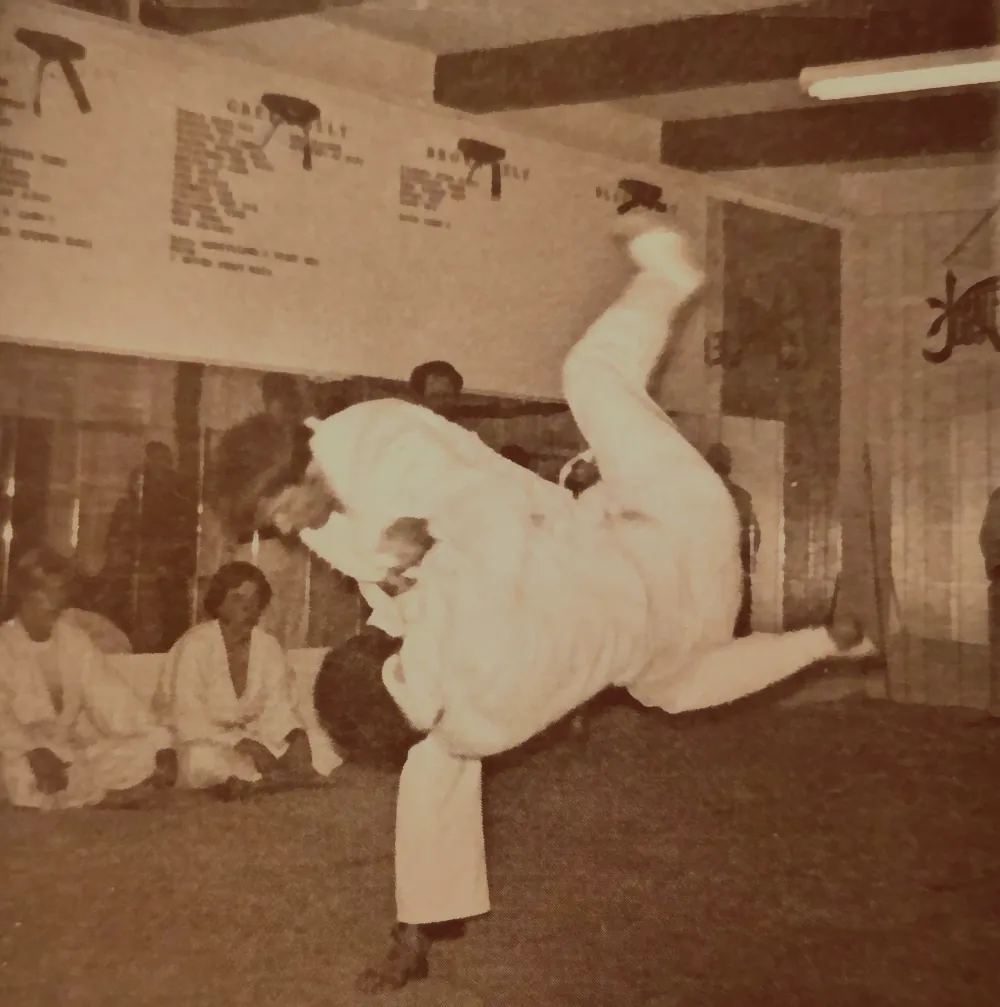 Sensei Kirk Ellis at his Kenju Dojo