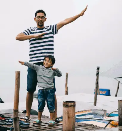 Personal Growth Image of Father and Son for Blog Article